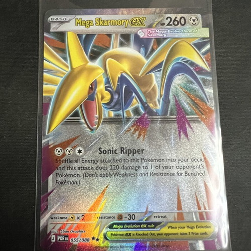 Mega Skarmory Ex card like new, perfect order