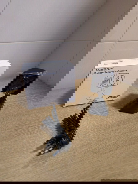 Κάμερα MUBVIEW, 1080P ασύρματη εσωτερική κάμερα WiFi, κάμερα παρακολούθησης με μπαταρία, PIR
