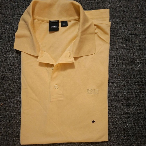 Boss Polo yellow XXL new without label