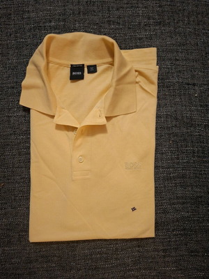 Boss Polo yellow XXL new without label