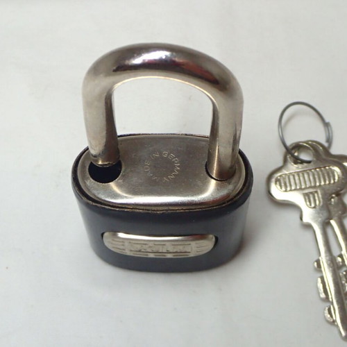 Volm vintage padlock new, made in Germany