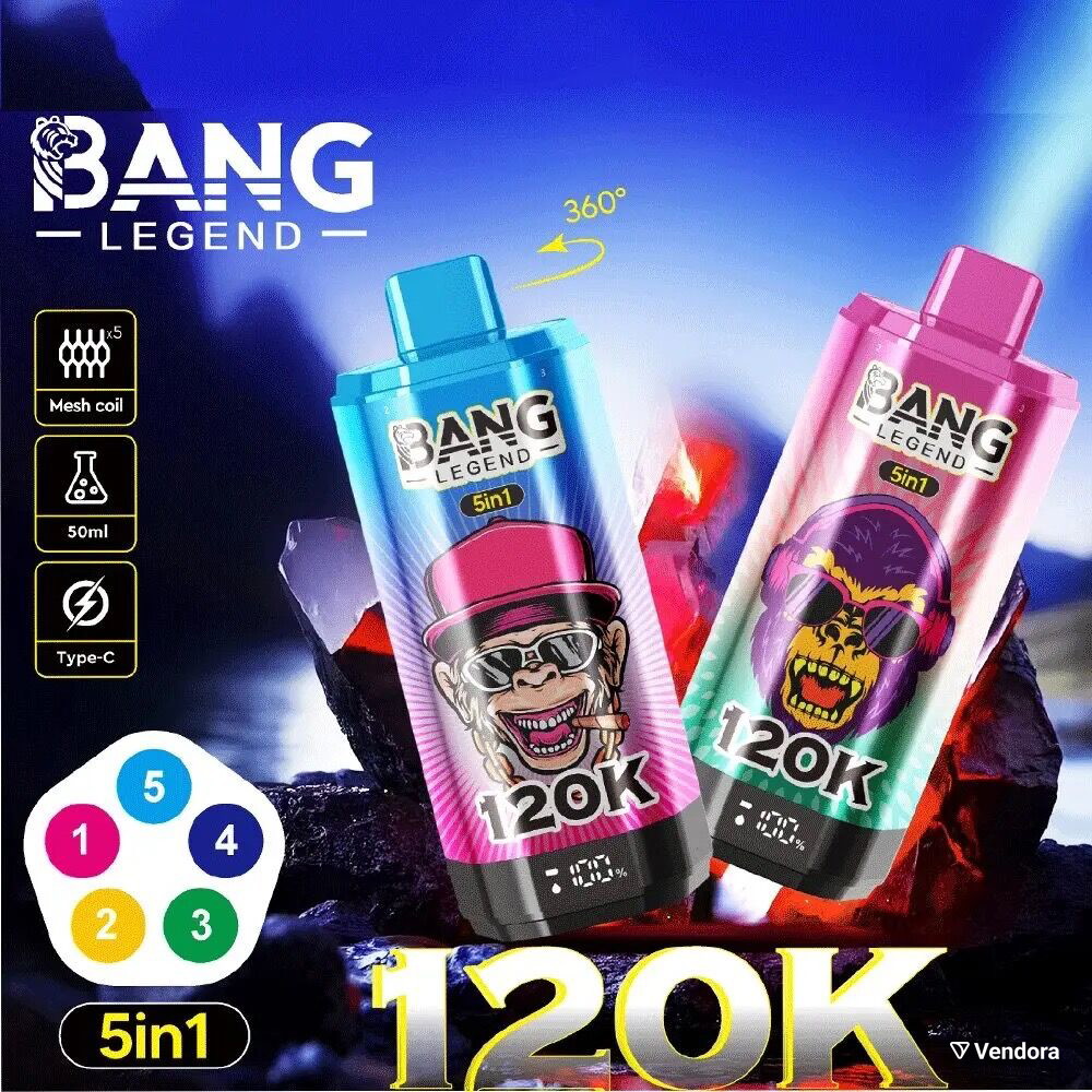 Bang vape 120,000 puffs e-cigarette 5 -  25,99 - Vendora.cy