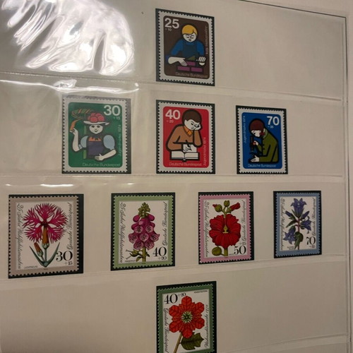 German stamps 1971-1980 like new