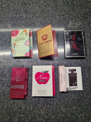 Perfume samples like new, pack of 6, Eau de Parfum