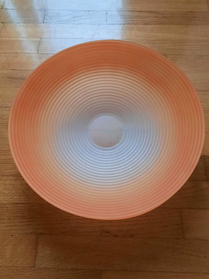 Decorative platter in orange color new