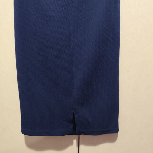 Blue pencil skirt like new, size S-M