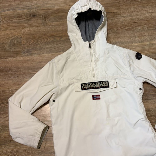 Napapijri Rainforest Winter 3 Anorak white, like new, size S