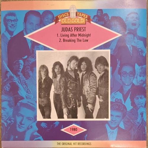 Judas Priest Living After Midnight / Breaking The Law 7'' vinyl like new