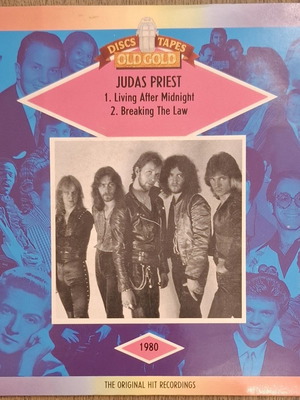 Judas Priest Living After Midnight / Breaking The Law 7'' vinyl like new