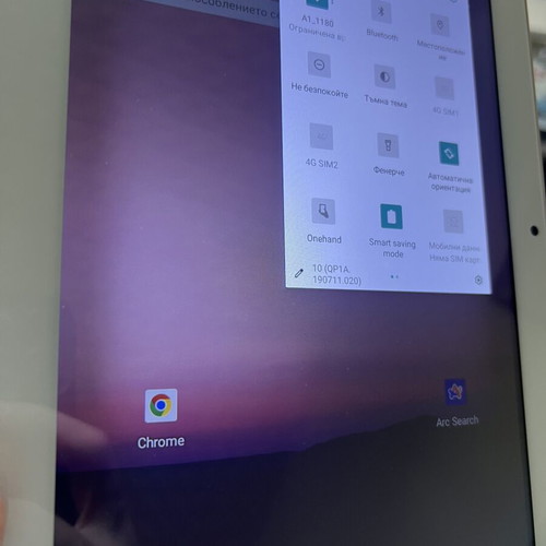 10-inch tablet with 2 SIM cards and SD memory 4G LTE