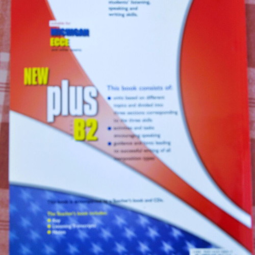Michigan Ecce New Plus B2 English learning book like new