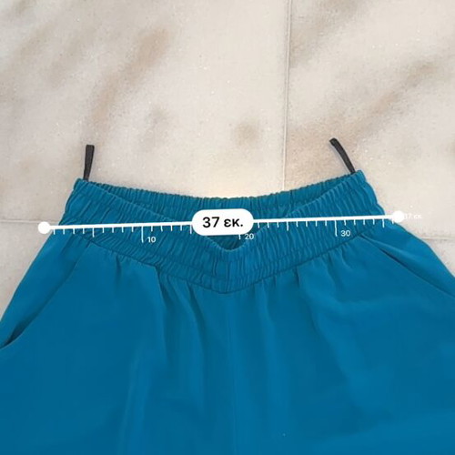 Doretta women's high-waisted pants M/L teal blue, like new