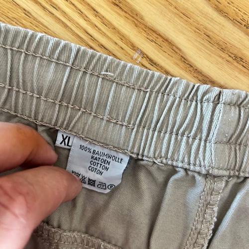 Vintage beige cotton bermuda shorts XL like new