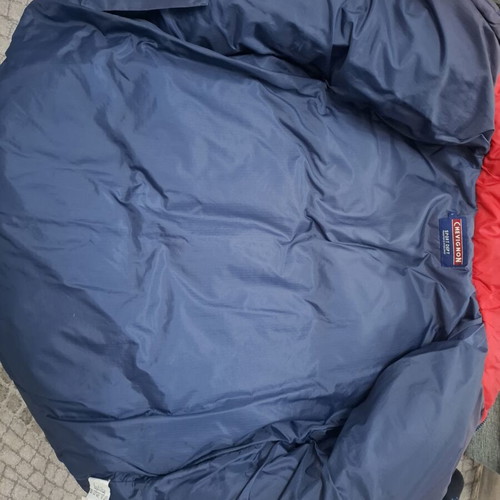 Chevignon Vintage Puffer Jacket Sport Dept Large, like new, yellow color-blocking