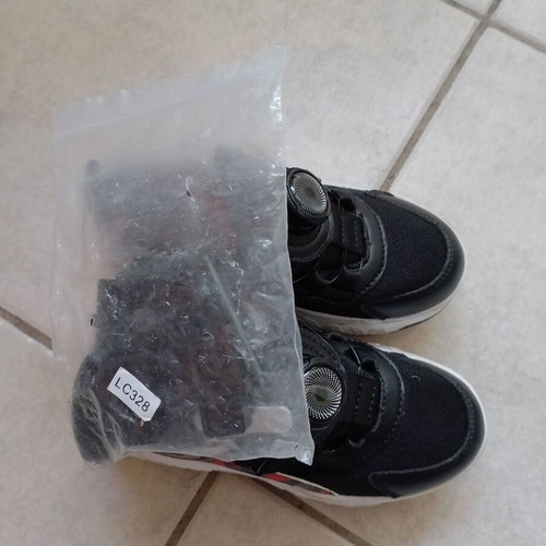 Roller shoes black athletic size 28 like new