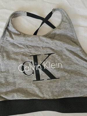 Μπουστάκι Calvin Klein σαν καινούργιο, γκρι, μέγεθος XS