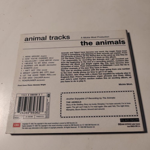 Animal Tracks CD by The Animals like new, rock