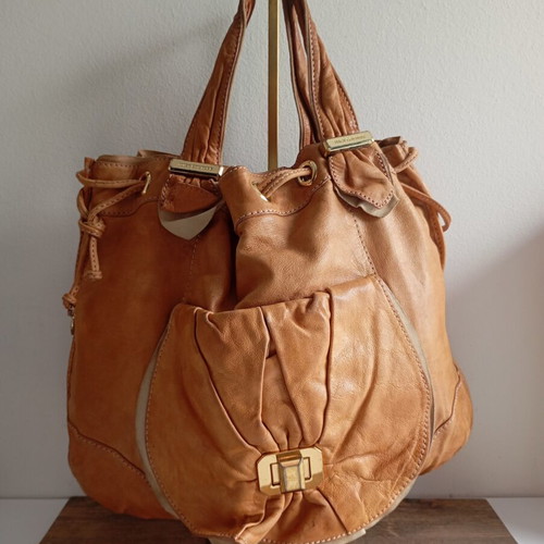 Juicy Couture leather handbag used, orange