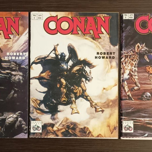 Conan Robert Howard issues 1-3 used, complete series
