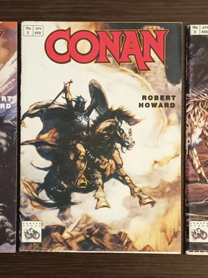 Conan Robert Howard issues 1-3 used, complete series