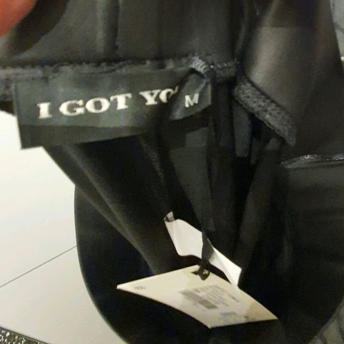 Leggings with matte leather look, made in Greece