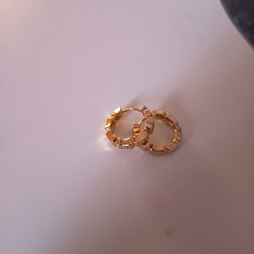 Necklace and earrings set like new, gold and green