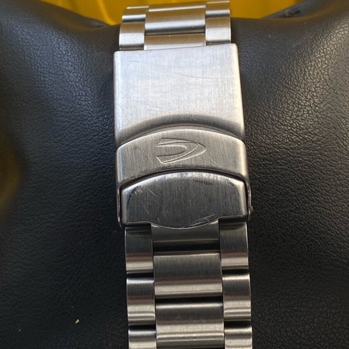 Camel Active Swiss Made men's wristwatch, blue dial, 100m water resistant
