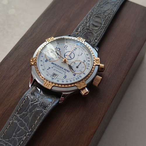 Poljot Mercedes mechanical vintage chronograph watch like new