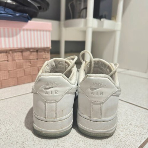 Nike Airforce used white sneakers size 38.5