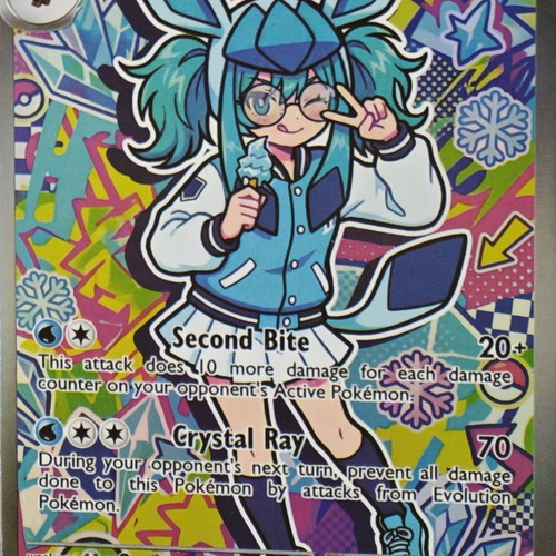 Pokemon Eeveelutions Girl Cosplay Cards in excellent condition