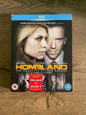 Homeland The Complete Second Season Blu-ray brand new