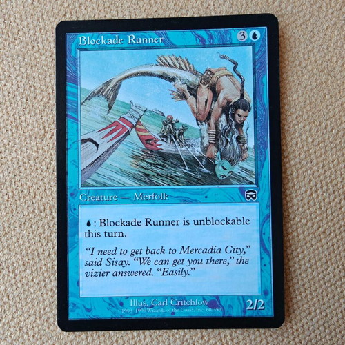 Blockade Runner MTG Magic the Gathering 1999 Mercadian Masques used