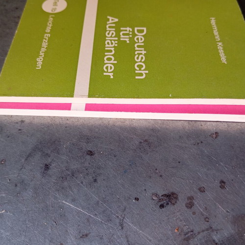 Deutsch für Ausländer language learning books, set of 2