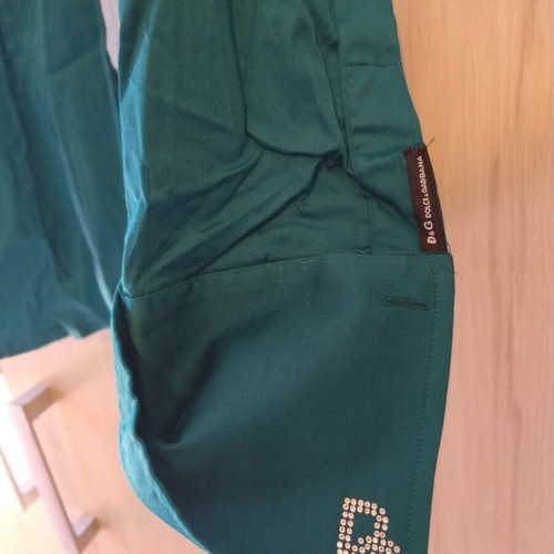 D&G women's shirt M, petrol emerald green, new with tags