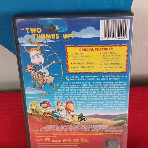 Wild Thornberrys DVD σαν καινούργιο, μεταγλωτισμένο παιδικό