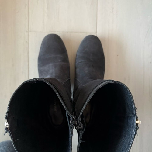 Glamazons boots used, leather, black, size 39