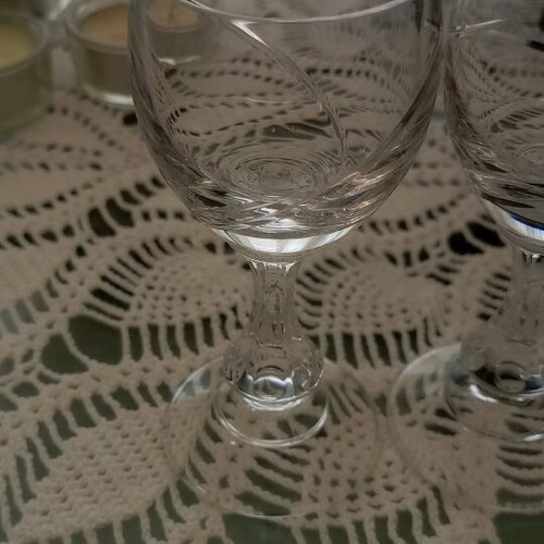 Klingenbrunn kristallglas liqueur glasses new, set of 2