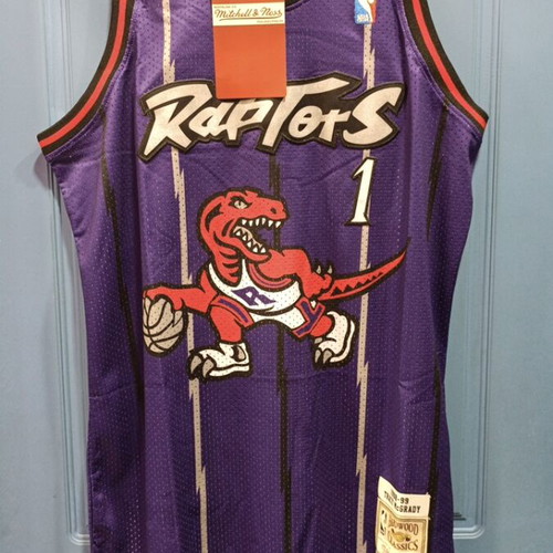 NBA Raptors McGrady 1 Jersey new, authentic
