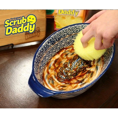 Scrub Daddy Lemon Fresh dish sponge new, yellow