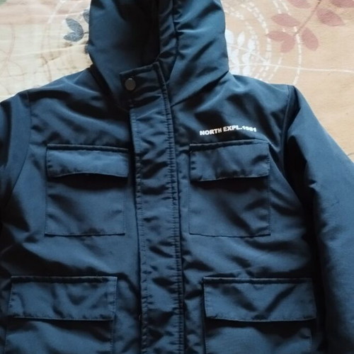 Energiers boys' thick jacket with fleece, used, blue, age 5-6