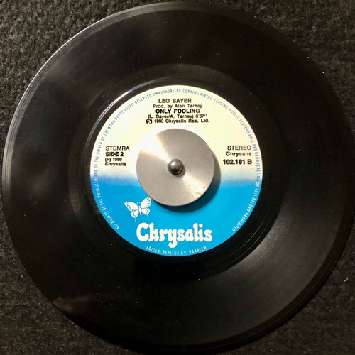 Leo Sayer More Than I Can Say vinyl like new, 7", 45 RPM, single, stereo