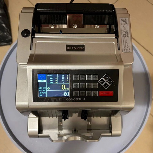 Conceptum AL-580 EURMIX Bill Counter like new with counterfeit detection