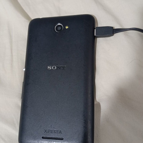 Sony Xperia E4 Dual used Android phone, black, dual SIM