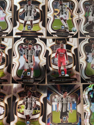2025-26 Panini Select Serie A Juventus Base Card Set new
