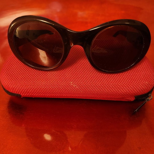 Cartier Panthère Oversized Sunglasses Like New Dark Brown