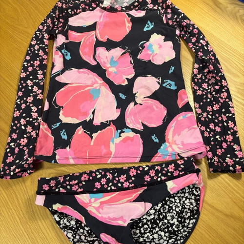 Maaji kids' swimsuit with long sleeves like new, colorful