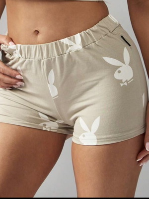 Playboy shorts beige size S new
