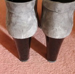 Hogan shoes grey suede like new, size 37