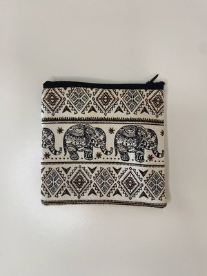 Small wallet new, black and white