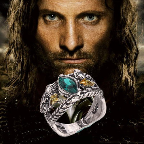 Barahir Ring Aragorn Lord of the Rings like new